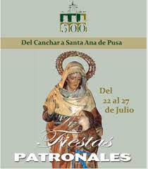 Fiestas patronales en honor a Santa Ana 2022 Santa Ana de Pusa